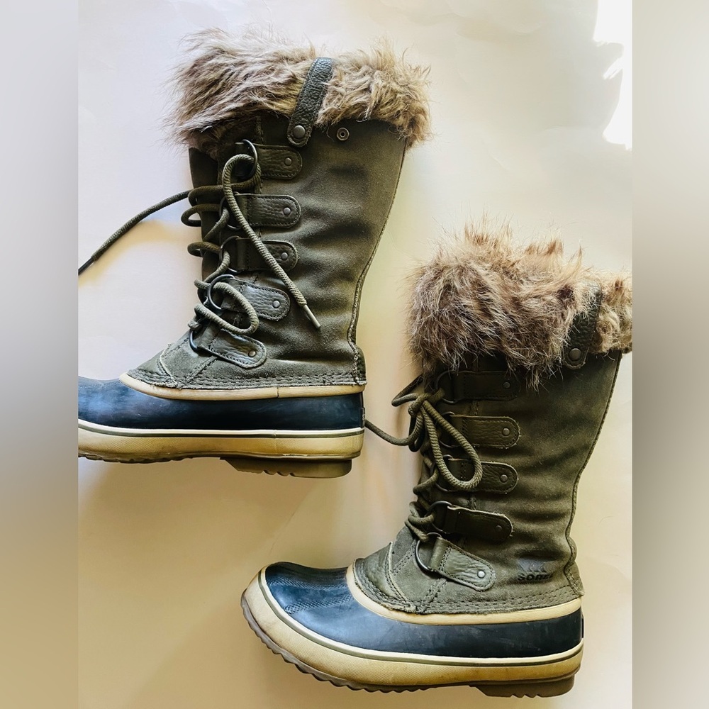 Sorel Joan of Arctic Waterproof Boot in Nori